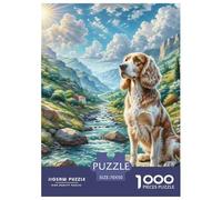 Chien Grec Puzzles De 1000 Pieces pour Toute La Famille Classiques pour Jeux Et Activités Familiales Stimulantes, Jeu Familial 70x50cm/1000pcs