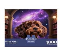 Chien Griffin Belge Puzzle 1000 Pièces Jeu Éducatif Puzzle Premium Animal de Compagnie Chien Le Cadeau Parfait pour La Famille Et Amis, Adultes Et Enfants 38x26cm/1000pcs