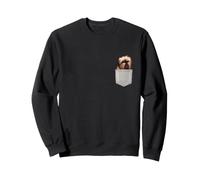Chien Griffon Bruxellois en Poche Dog in Pocket Sweatshirt