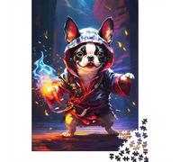 Chien Guerrier Magique Puzzle 1000 Pièces Adulte Papier Fantaisie Jeu Éducatif Défi Cadeau De Fête Qualité Supérieure Cadeau Famille Intéressant 52x38cm/1000pcs