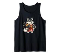 Chien guerrier samouraï husky japonais Débardeur