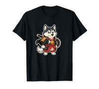 Chien guerrier samouraï husky japonais T-Shirt