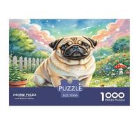 Chien Haba Puzzle 1000 Pièces Jeu Éducatif Puzzle Haute Qualité Animal de Compagnie Chien Cadeaux pour Femmes, Hommes, Adultes Et Enfants 70x50cm/1000pcs