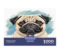Chien Haba Puzzle 1000 Pièces Jeu Éducatif Puzzle Haute Qualité Animal de Compagnie Chien Cadeaux pour Femmes, Hommes, Applicable Aux Adultes Et Enfants De Moins De 14 Ans 70x50cm/1000pcs