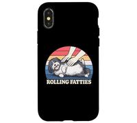 Chien Havanais Rolling Fatties Pun Blague pour Amoureux des Chiens Coque pour iPhone X/XS