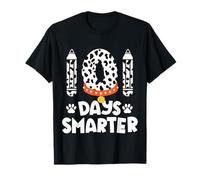 Chien Heureux 101 Jours d'école 100 Jours Plus Intelligent pour Les Enfants T-Shirt