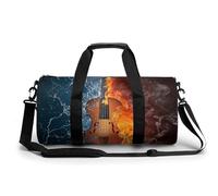 Chien Hip-Hop Sac De Sport Gym Sac De Voyage Sac Week-End Duffel Bag pour Camping Randonnée Voyage 45x23x23cm