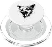 Chien Hurlant drôle Visage de Chihuahua en colère PopSockets PopGrip pour MagSafe