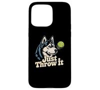 Chien Husky drôle | Husky Mom Dad Fetch Command Just Throw It Coque pour iPhone 15 Pro Max