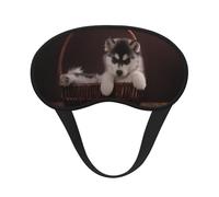 Chien Husky,Masques de sommeil occultants, cache-yeux couvrants, masques de sommeil anti-lumière
