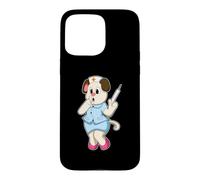Chien Infirmière Seringue Coque pour iPhone 15 Pro Max