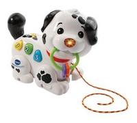 VTech - 1,2,3 P'tit Dalmatien, Jouet à Tirer, Chiot Interactif à Promener, Jeu de Motricité et d'Éveil Musical, Jouet Éducatif, Cadeau Enfant Dès 1 an - Contenu en Français