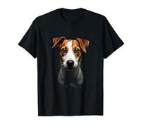 Chien Jack Russell Terrier Noir Visage Jack Russell T-Shirt