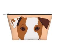 Chien Jack Russell Terrier, Trousse de Toilette Trousse de Maquillage Sac à cosmétiques Trousse de Toilette de Voyage Portable