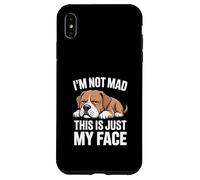 Chien, Je ne suis Pas en colère, C'est Juste Mon Visage Coque pour iPhone XS Max