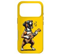 Chien Jouant de la Guitare Chantant Boxer Chien drôle Coque pour iPhone 17 Pro