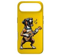 Chien Jouant de la Guitare Chantant Boxer Chien drôle Coque pour iPhone Air