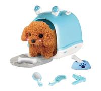 Chien Jouet en Cours de Marche, Jouet pour Chien en Cours | Jouet pour Chien pour Jouet réaliste pour Chien en Bas âge | Jouet en Peluche interactif créatif en Peluche pour Taille