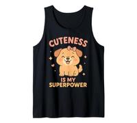 Chien Kawaii - La Mignonne est ma Superpuissance Débardeur