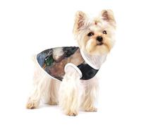Chien Labrador de Chasse au Canard, Chiot Noir Cool, Animal,T-Shirt sans Manches en Coton pour Animaux de Compagnie, Gilet Respirant, Extensible et Doux,M