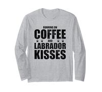 Chien Labrador Disant café et Boxer Amoureux propriétaire de Chien Manche Longue