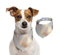 Chien Labrador Mignon,Bandanas pour Chien, écharpe en Coton, Bavoirs réglables pour Animaux de Compagnie,S