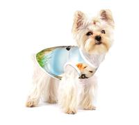 Chien Labrador Mignon imprimé,T-Shirt sans Manches en Coton pour Animaux de Compagnie, Gilet Respirant, Extensible et Doux,L
