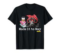 Chien Labrador Noir Made it to May Teacher Meme T-Shirt