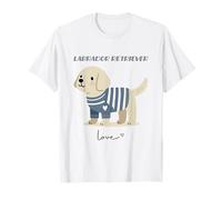 Chien Labrador Retriever Amoureux Chiot Mignon propriétaire Animal de Compagnie T-Shirt