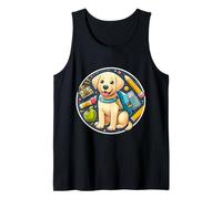 Chien labrador retriever pour la rentrée scolaire pour enfants, garçons et filles Débardeur