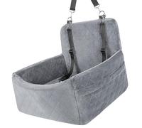 Chien lavable en machine fabriqué à partir de cuir souple pour un entretien facile Oreiller antidérapant de voiture pour chien