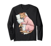 Chien lévrier Mignon endormi en Pyjama Art du Coucher Manche Longue