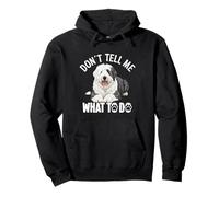 Chien Lover English Sheepdog Puppy Tell Me English Sheepdog Sweat à Capuche