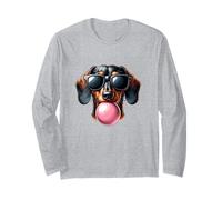 Chien mâche chewing-gum teckel avec balle cadeaux pour les amoureux des chiens Manche Longue