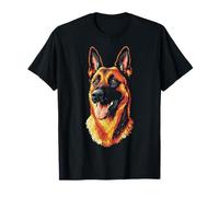 Chien malinois belge graphique pour animal de compagnie malinois belge T-Shirt