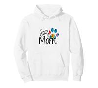 Chien Maman Chiot Pistes Chiot Amour fête des mères tie Dye Bestie Sweat à Capuche