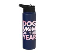 Chien Maman de l'année Chien Maman Stainless Steel Insulated Water Bottle