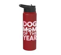 Chien Maman de l'année Chien Maman Stainless Steel Insulated Water Bottle