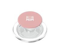 Chien Maman Esthétique Typographie d'empreinte de Patte PopSockets PopGrip pour MagSafe