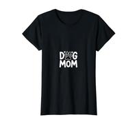 Chien Maman Esthétique Typographie d'empreinte de Patte T-Shirt Graphique avec Valeur