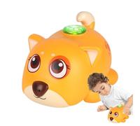 Chien Marchant Jouet d'Éveil pour Tout-Petits | Chiot Électrique avec Musique et Lumière,Jouet Rampant Interactif | pour Filles Garçons Crèches Noël Chambre Salon Bureau Maison Appartement