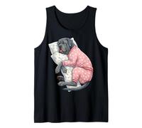 Chien Mastiff napolitain Mignon endormi en Pyjama Art du Coucher Débardeur