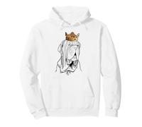 Chien Mastiff napolitain Portant Une Couronne Sweat à Capuche