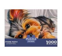 Chien Mignon 1000 Pièces Puzzle Difficile Et Stimulant sur Jeu Éducatif Jouets Bell Chien de Compagnie Un Jouet De Jeu pour Toute La Famille 38x26cm/1000pcs