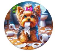 Chien Mignon 1000 Pièces Puzzle pour Adultes Jeux De Défi Familial Puzzle Anti-Stress Cultiver l'esprit D'équipe Cadeaux pour Adultes 1000pcs (67.5x67.5cm)
