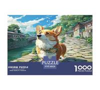 Chien Mignon 1000 Pièces Puzzle pour Adultes Jeux Éducatifs Puzzle Anti-Stress Cultiver l'esprit D'équipe Cadeaux pour Adultes 38x26cm/1000pcs