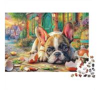 Chien Mignon(42)_3 Puzzle 1000 Pièces, Jeu Classique 70x50cm