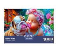 Chien Mignon (81)_3 Puzzle Adulte 1000 Pièces L'Excellence dans Le Jeu Éducatif Et Challengant - Le Cadeau De Choix pour Adultes Et Jeunes (14+) 38x26cm/1000pcs