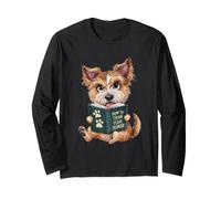 Chien Mignon avec Comment Former Votre Livre Humain Manche Longue