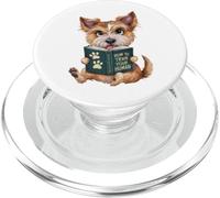 Chien Mignon avec Comment Former Votre Livre Humain PopSockets PopGrip pour MagSafe